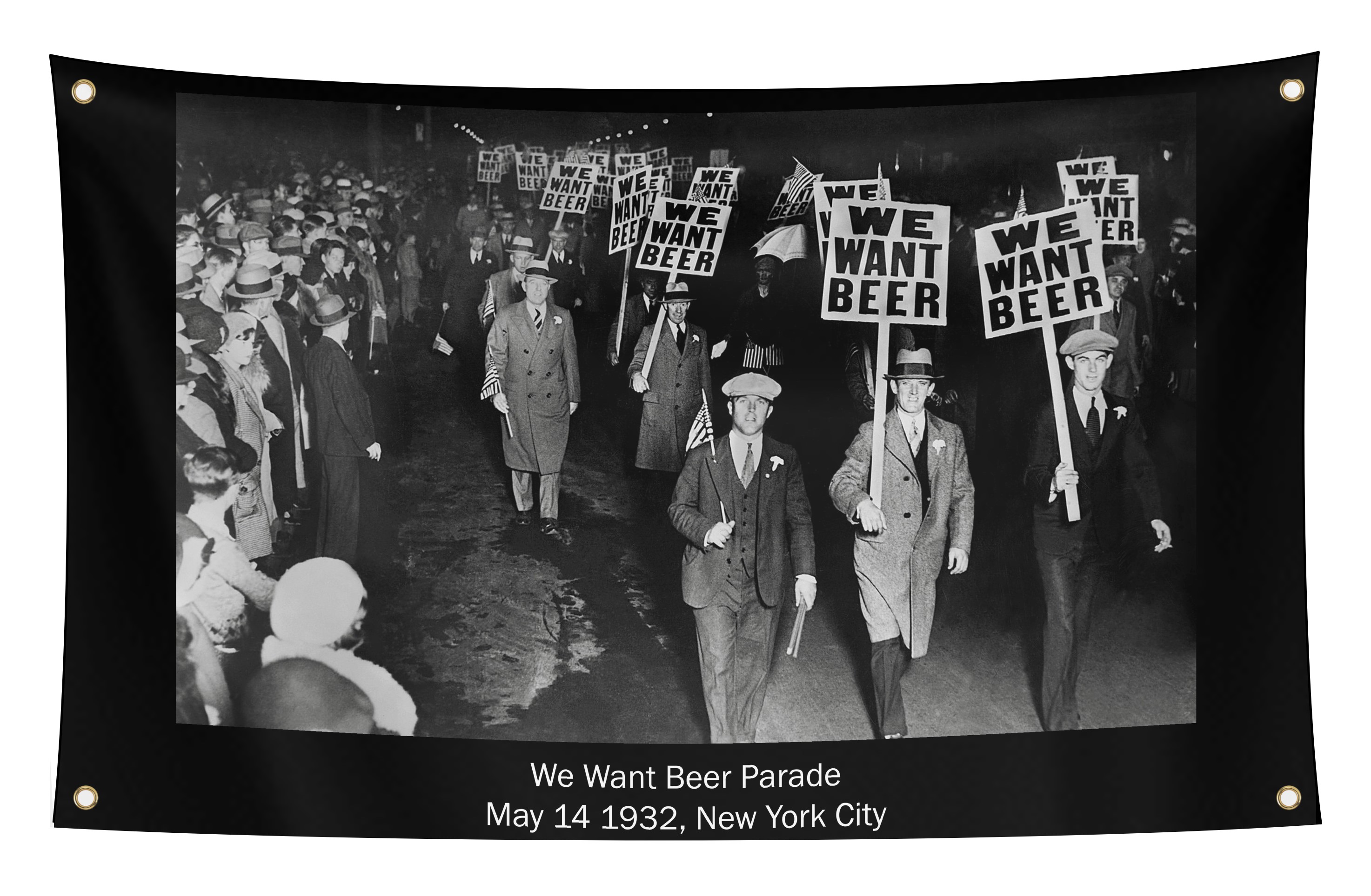 We Want Beer Flag