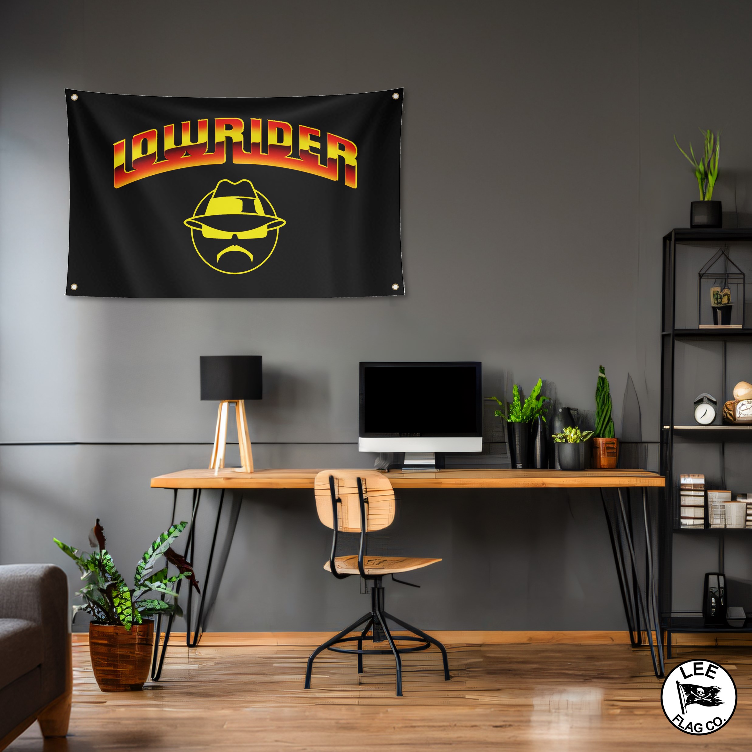 Retro Lowrider Flag