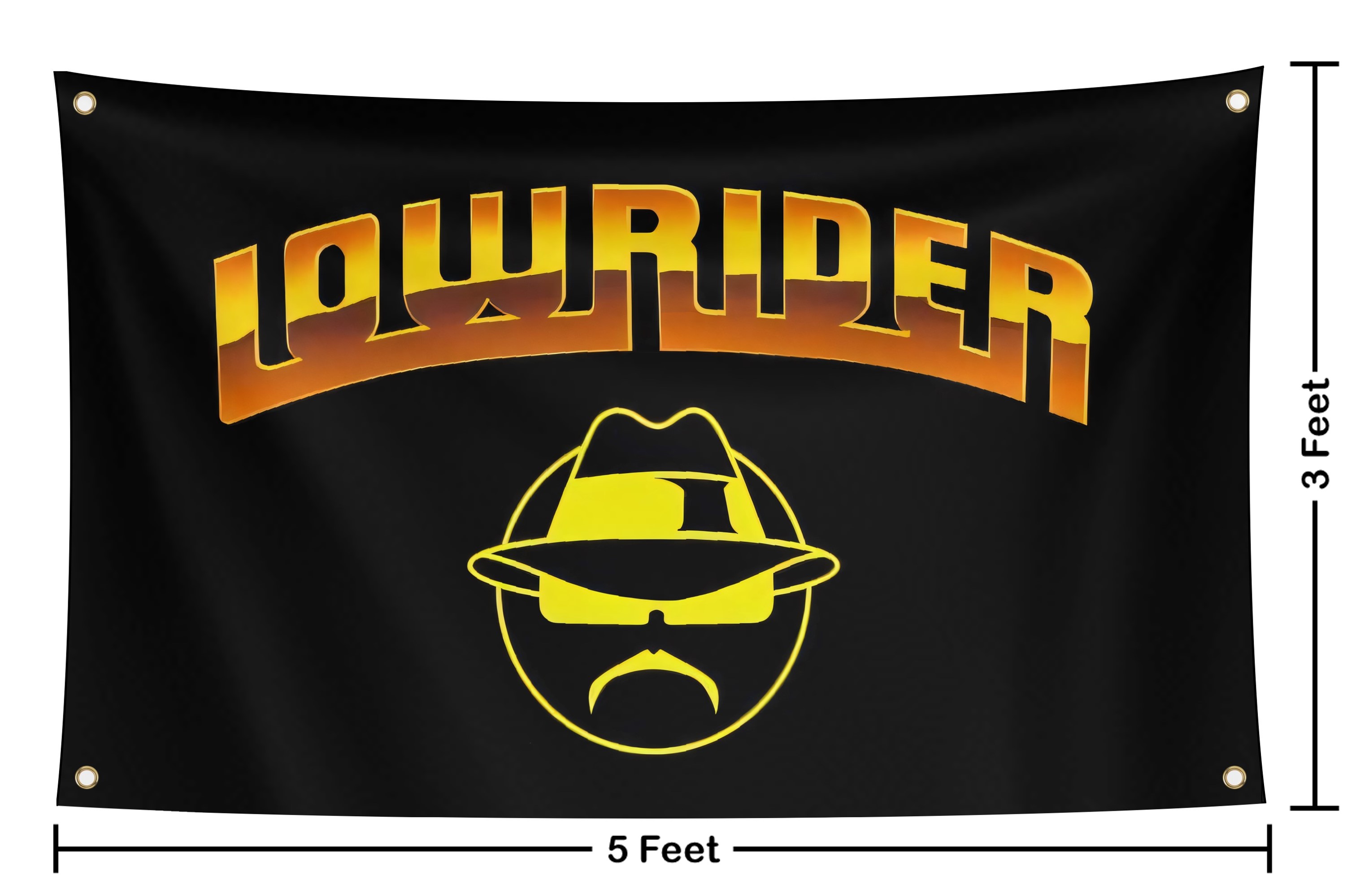 Retro Lowrider Flag
