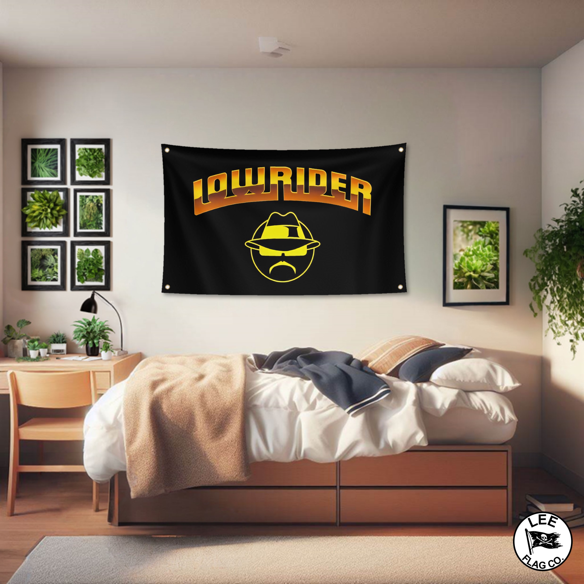 Retro Lowrider Flag