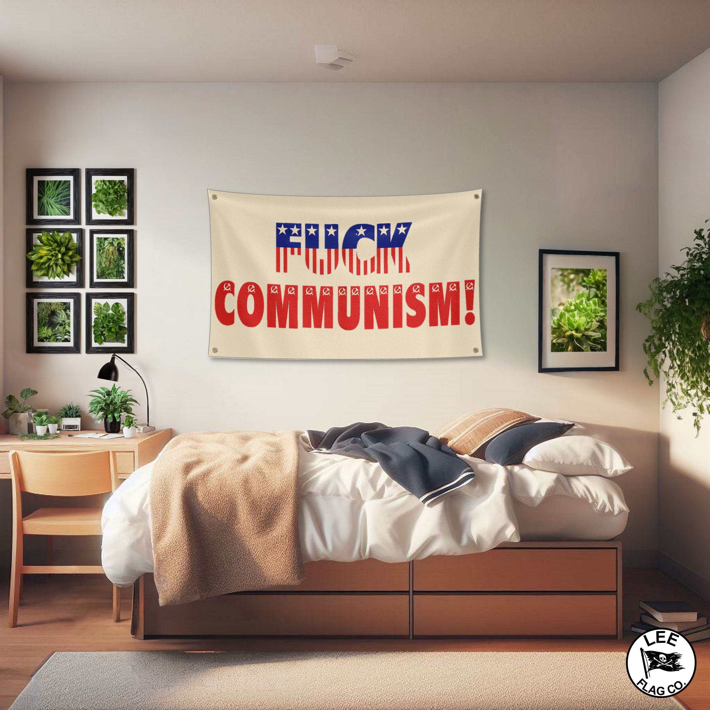 Fuck Communism Flag
