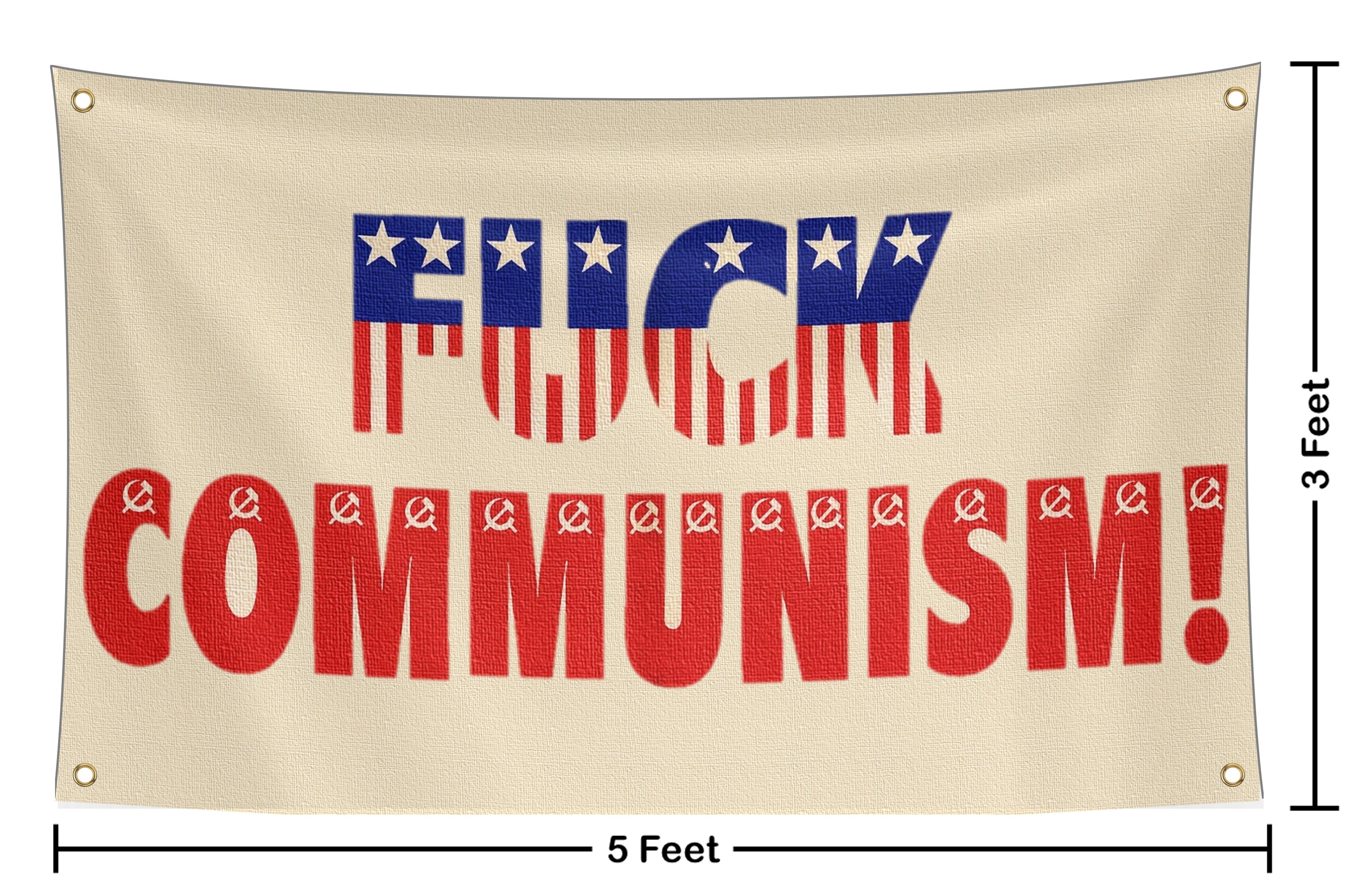 Fuck Communism Flag