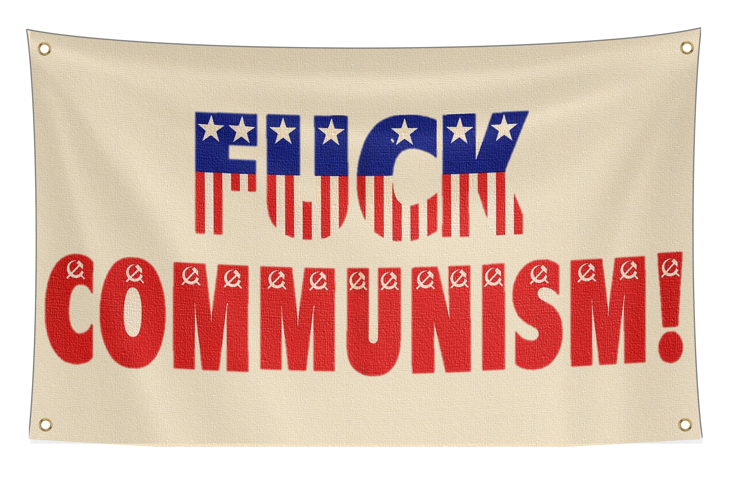 Fuck Communism Flag